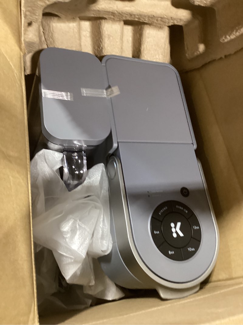 Condition photo showing Good Condition for keurig k-supreme single serve k-cup pod coffee maker, multistream technology, 4 brew sizes, 66oz dual-position removable reservoir, gray gray coffee maker