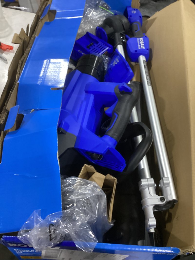 Condition photo showing Good Condition for kobalt 24-volt cordless battery string trimmer and leaf blower combo kit 4 ah (battery & charger included)