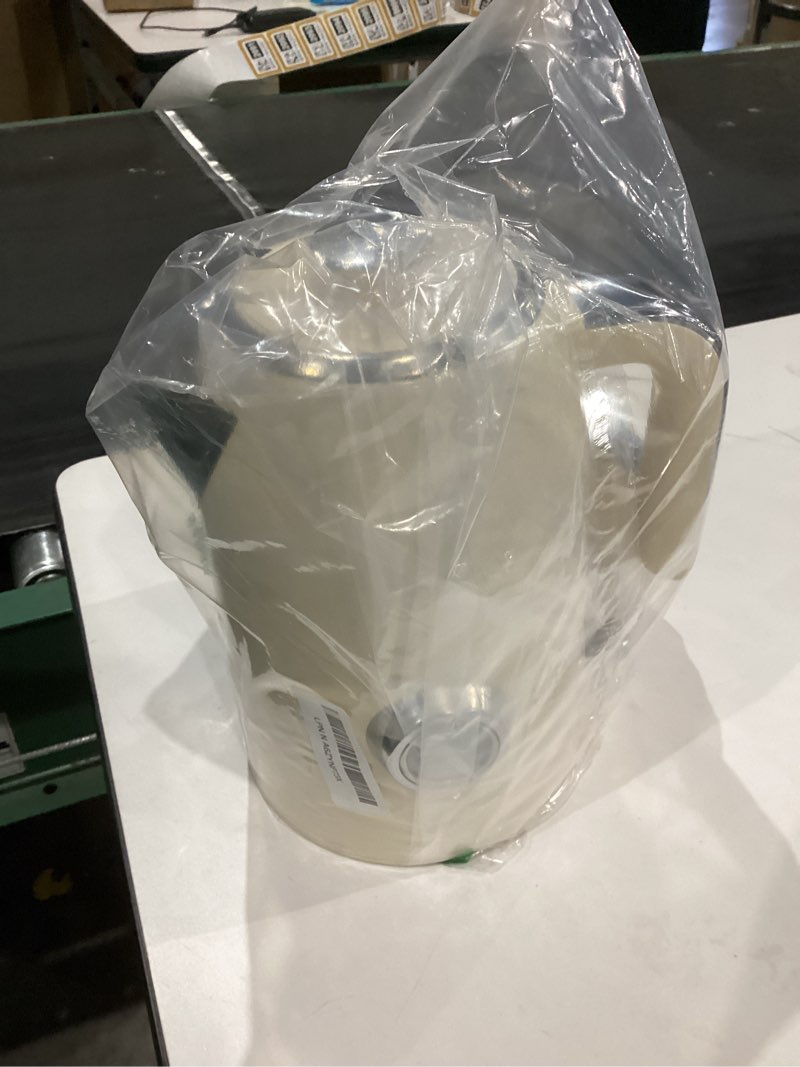 Condition photo showing Good Condition for SUSTEAS Electric Kettle - 57oz Hot Tea Kettle Water Boiler with Thermometer, 1500W Fast Heating Stainless Steel Tea Pot, Cordless with LED Indicator, Auto Shut-Off & Boil Dry Protection, Beige