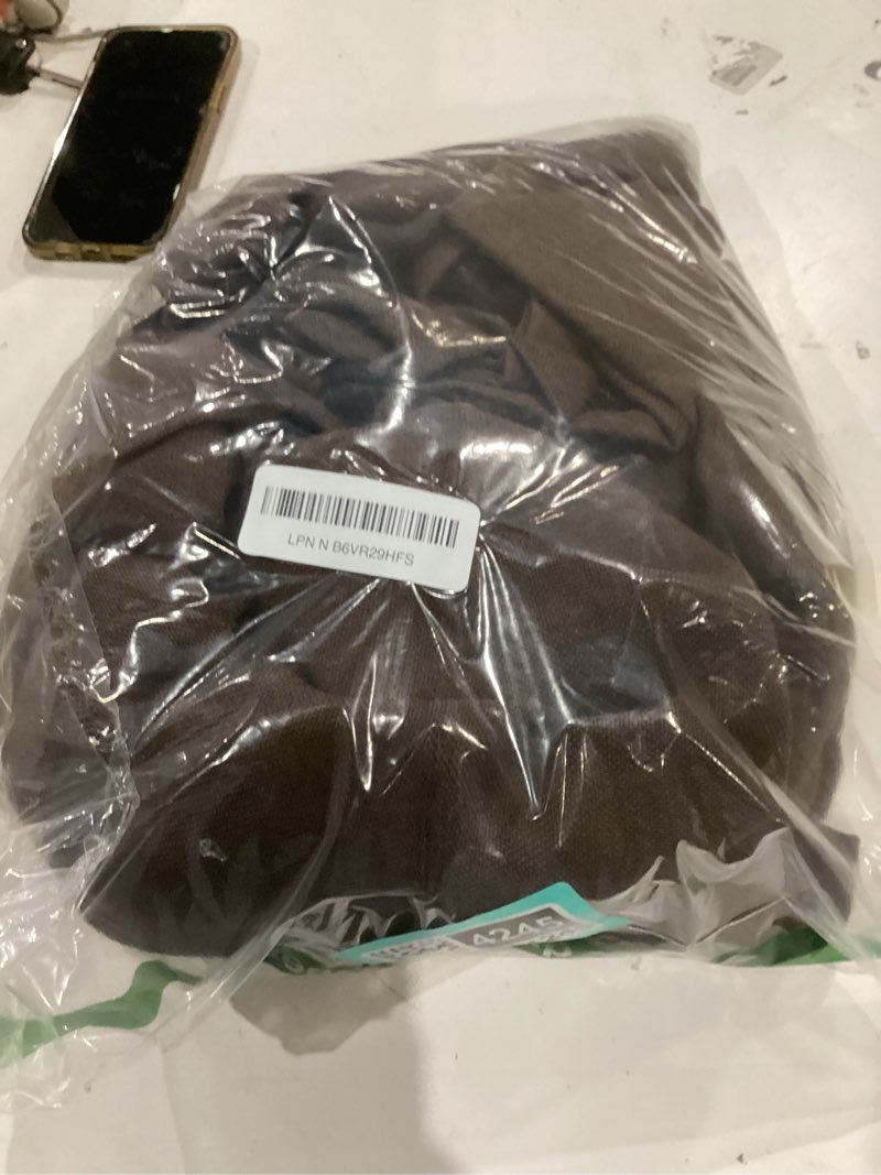 Condition photo showing As Is for YoungsTex Brown Linen Curtains 90 Inches Length for Living Room,Chocolate Semi Sheer Window Treatments with Bronze Grommet Light Filtering for Bedroom Dining Room Farmhouse, 52 x 90 Inch, 2 Panels 52"W x 90"L (Pack of 2) Brown