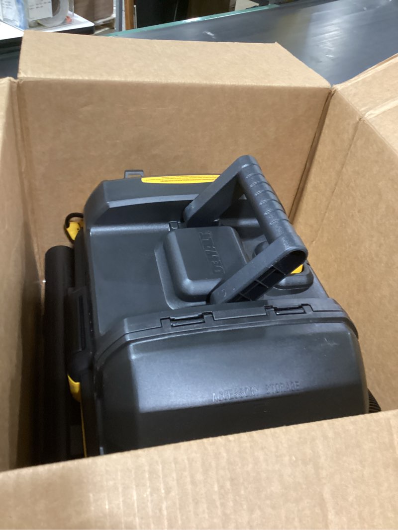 Condition photo showing Good Condition for dewalt 20v max shop vacuum wet and dry, shop vac 2 gallon, cordless and corded wet dry vacuum cleaner, wide nozzle, hepa filter, tool only (dcv581h) wet/dry vac only