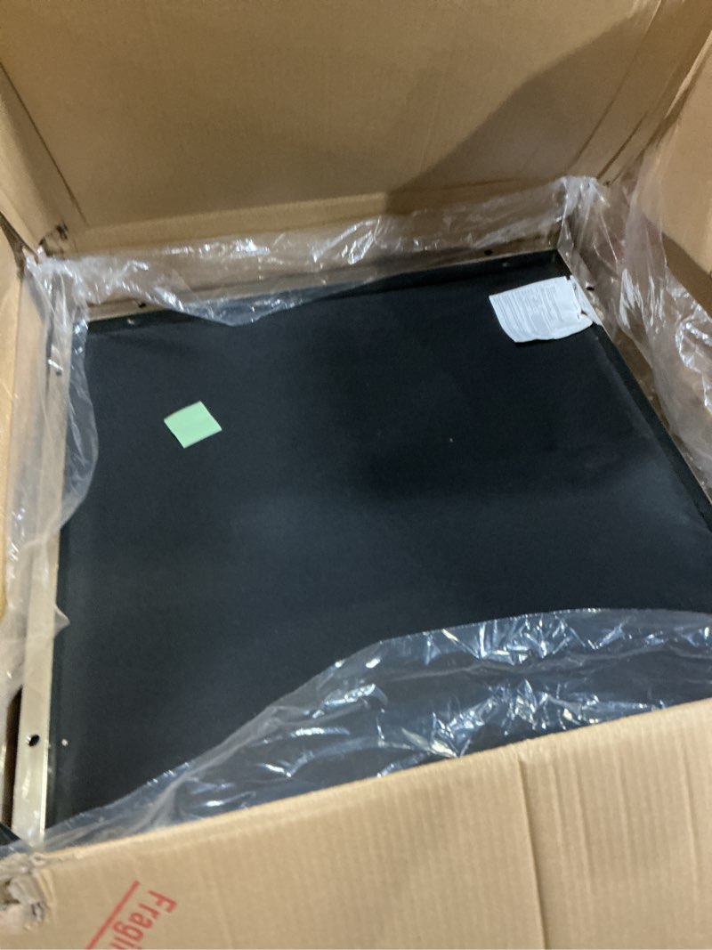 Condition photo showing As Is for (incomplete )  flash furniture hercules imagination series black leathersoft ottoman