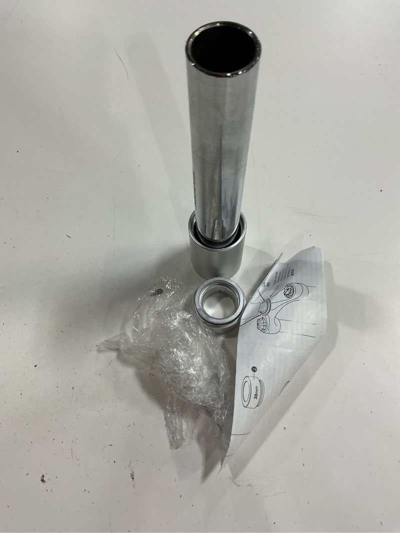 Condition photo showing As Is for calidaka 3pcs bike bb tool,aluminum alloy bicycle repairing front fork setter kit,installer headset front fork setter driver,bike crown race setting tool steel sleeve plug-in
