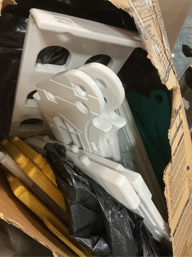 Condition photo showing As Is for little tikes cape cottage playhouse - blue large silver, blue, golden