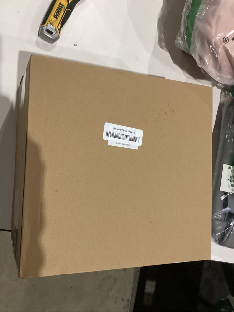 Condition photo showing As Is for Cesun Automatic Motion Sensor Black Bathroom Trash Can with Lid, 2.6 Gallon Touchless Trash Bin, Smart Plastic Slim Garbage Can Small Wastebasket for Toilet, Office, rv, Bedroom, Living Room