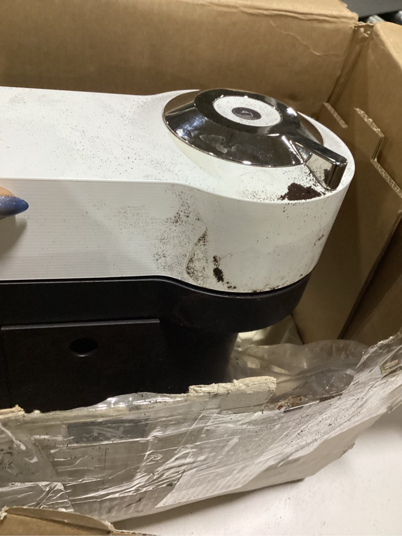 Condition photo showing As Is for Nespresso Vertuo Lattissima Coffee and Espresso Maker by De'Longhi, Matte Black & Glossy