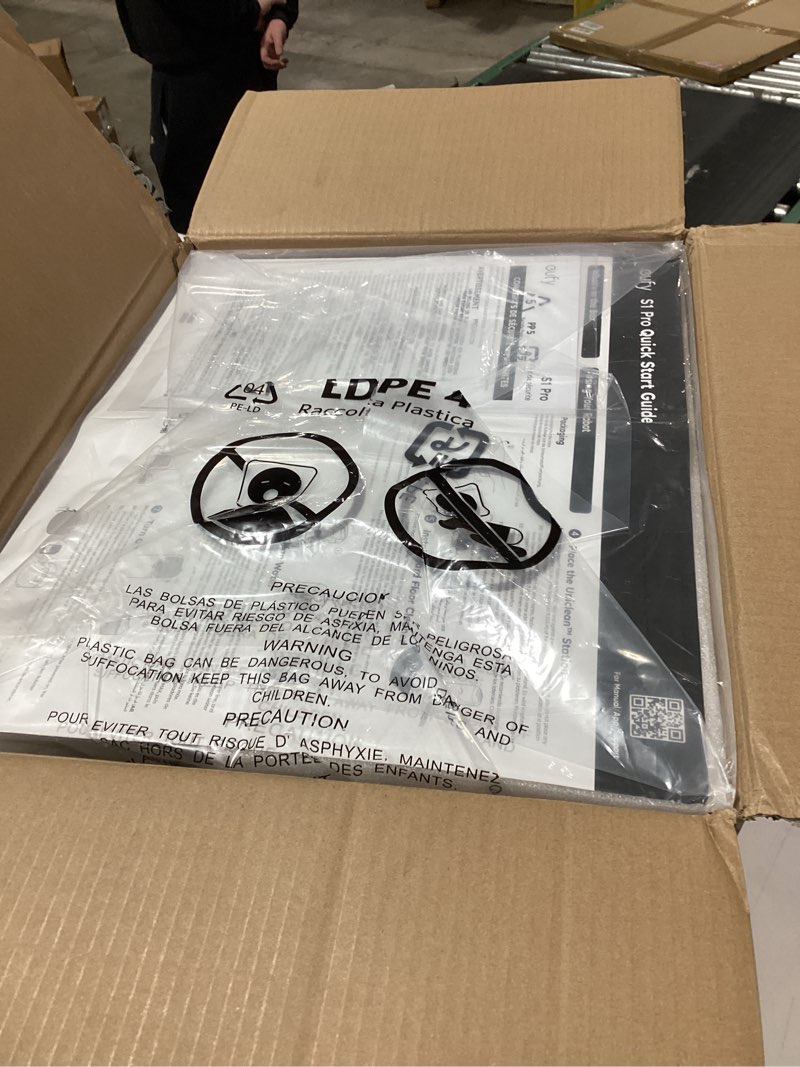 Condition photo showing Good Condition for eufy Robot Vacuum Omni S1 Pro, HydroJet System with Roller Mop, Robot Vacuum and Mop Combos, Eco-Clean Ozone, Incrediable Suction, Obstacle Avoidance, Auto Mop Washing & Drying, Self-Emptying eufy S1 Pro