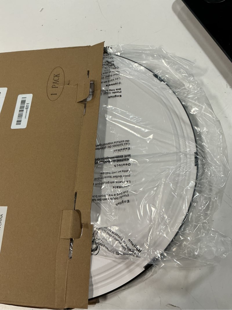 Condition photo showing Good Condition for color black  flush mount ceiling light fixtures - 3000k-4000k-6500k & 100w equivalent flat led lights for room ceiling,7.5inch ultra thin round white ceiling lights for living room,bedroom,kitchen,bathroom,hallway white 7.5inch-1pack