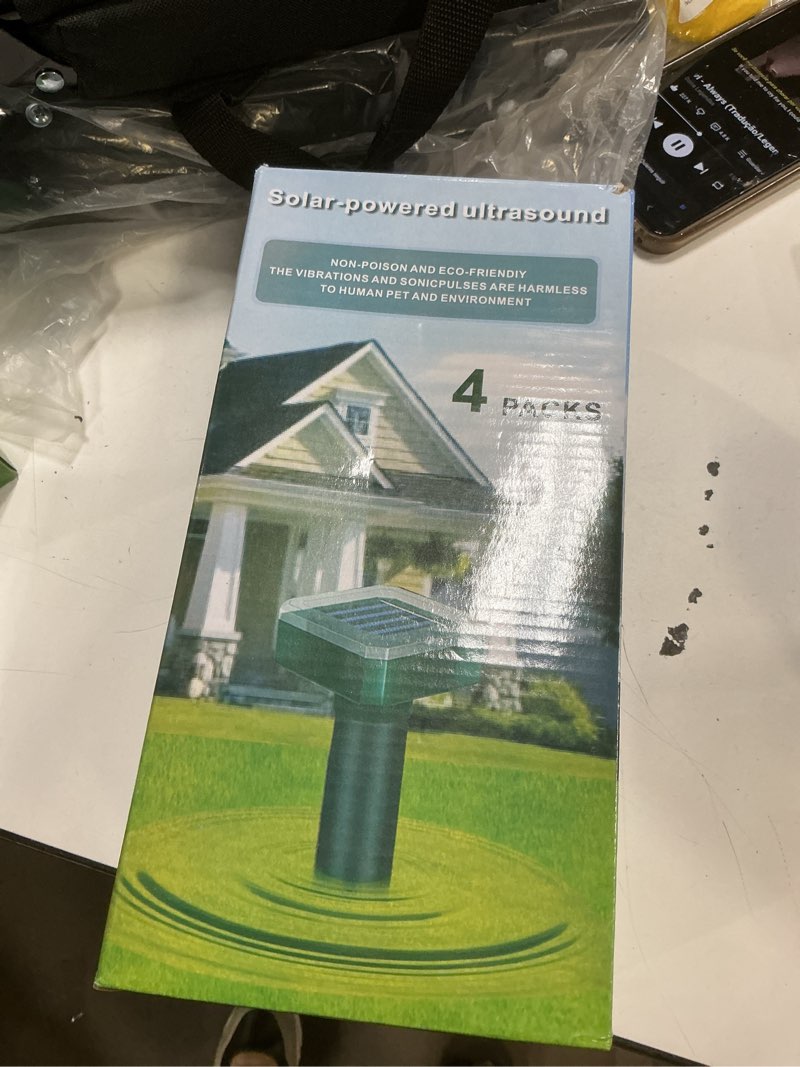 Condition photo showing New/Like New for Snake Repellent for Yard 4PCS,Deer Repellent Devices for Plants/Garden,Solar-Powered Deer & Rabbit Repellent Outdoor,Deer Deterrent Devices Outdoor,Sonic,Electronic and Waterproof