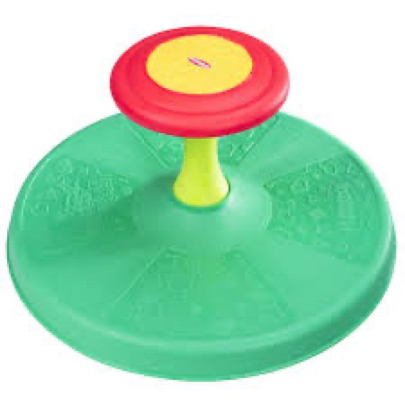 classic sit ‘n spin activity toy, 360° toddler spinning seat, amazon exclusive, toy for boys, girls,