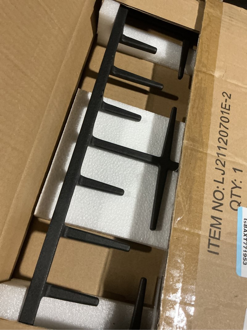 Condition photo showing Good Condition for WB31X27150 Center Grate Replacement for GE Stove Grate JXGRATE1 WB31X24737 Cast Iron General Electric Gas Range Grate 19.3" x 9.1'' Surface Burner Grate GE Cooktop Parts Stove Top Grate