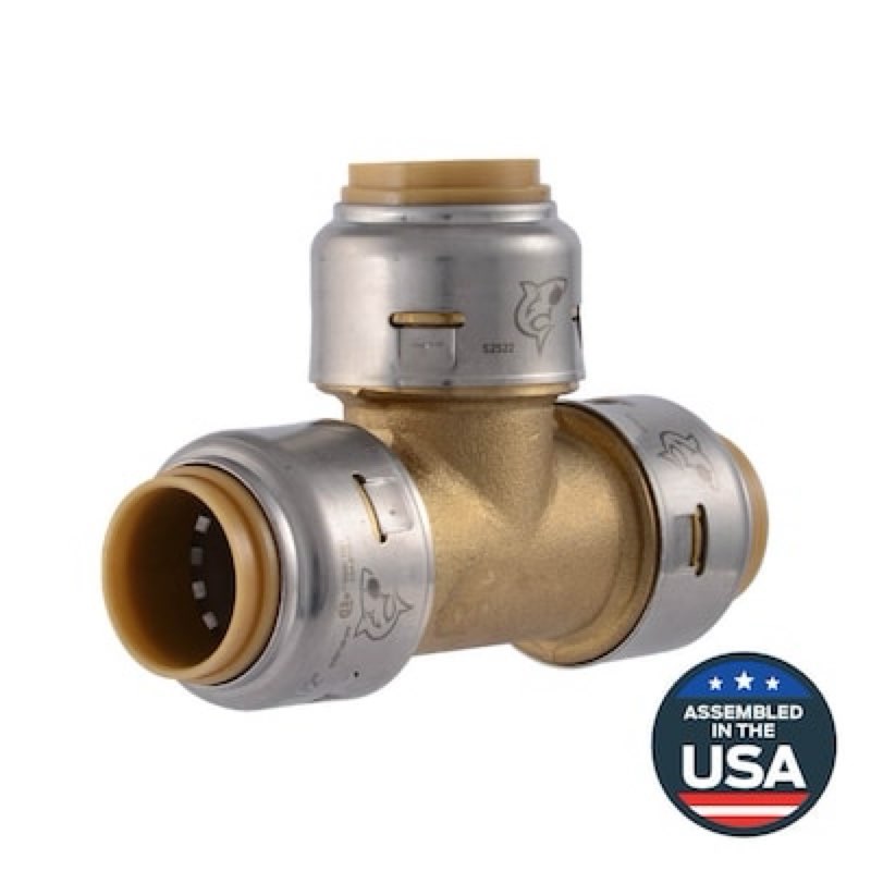  SharkBite Max 1/2-in Push-to-Connect Standard Tee