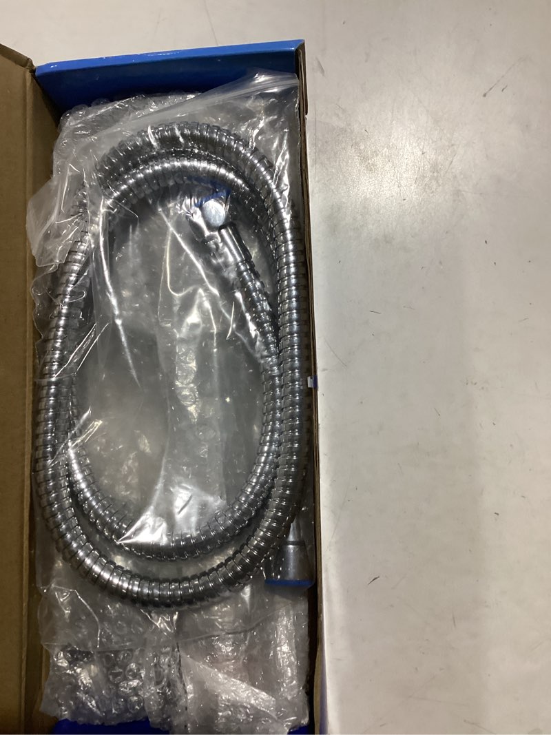 Condition photo showing New/Like New for Filtered Shower Head with Handheld, HURRAN 5-Spray Mode High Pressure Shower Heads with Filter Replacement Beads, Detachable Handheld Showerhead with ON/OFF Switch and Adjustable Shower Holder, Chrome Showerhead Set