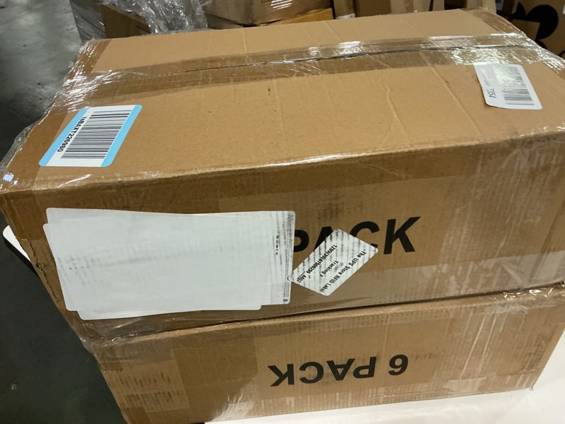 Condition photo showing New/Like New for 12 Pack Clear Shoe Storage Organizer with Magnetic Door,Stackable Plastic Shoe Boxes for Sneakers,Bo