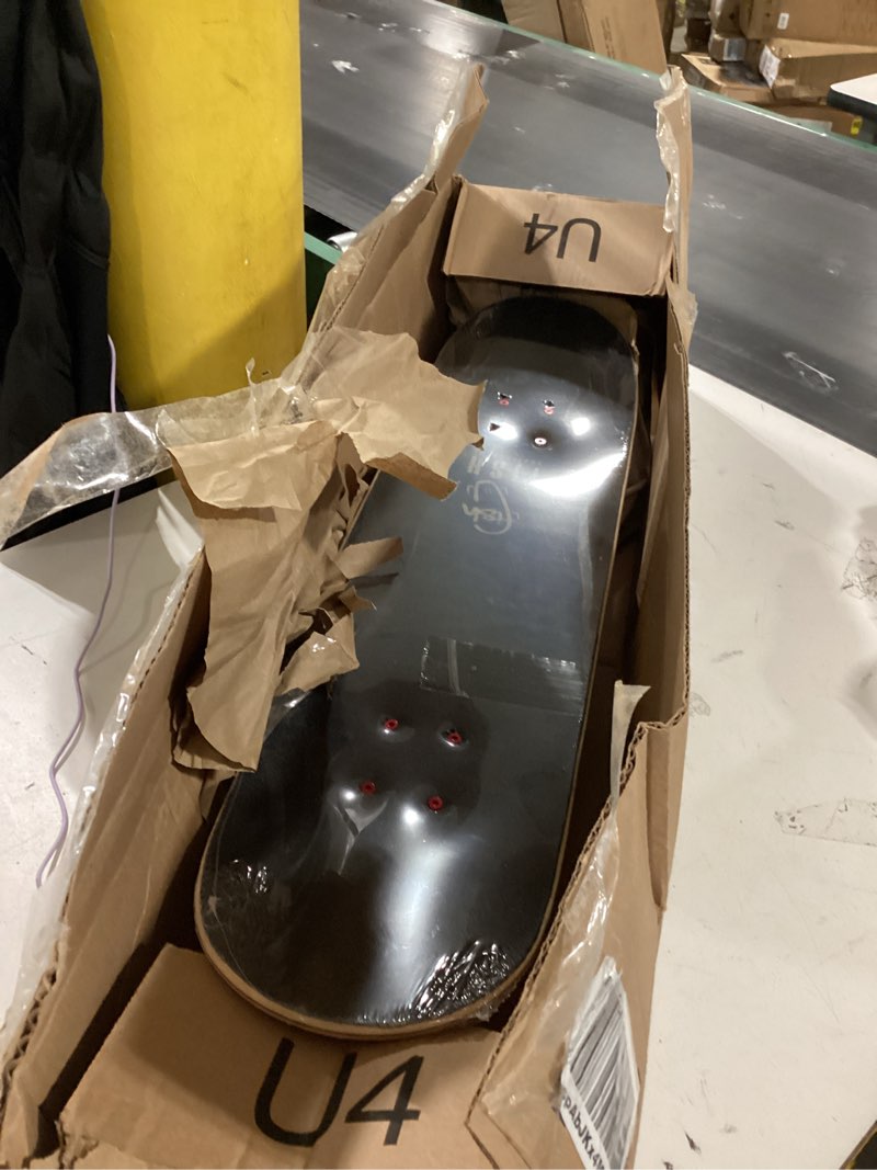 FISH SKATEBOARDS Standard Skateboard, Complete Skateboard 31''x 8'', 7 Layer Canadian Maple Double K