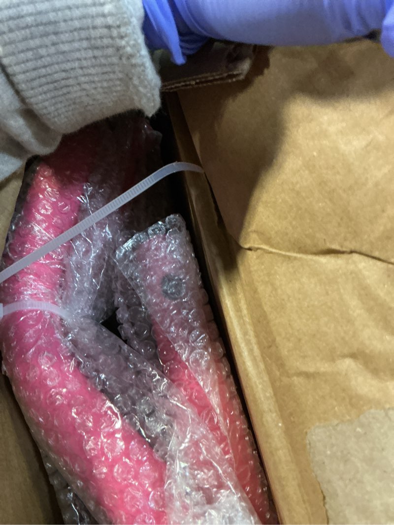 Condition photo showing Good Condition for Safly Fun Expandable Gymnastics Bar for Kids - Height Adjustable Junior Training Bar for Home, Folding Gymnastic Horizontal Bars Equipment Pink