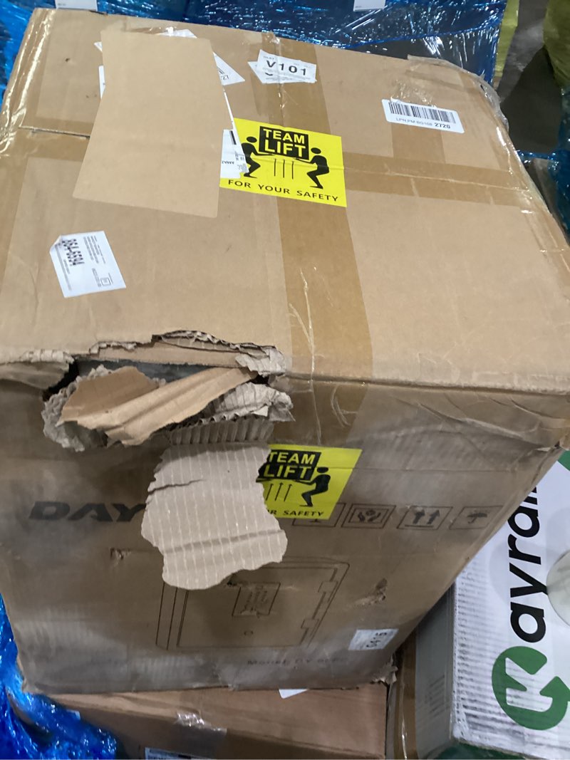 Condition photo showing As Is for DAYI Fireproof Safe, 3.0 Cubic Feet Biometric Fingerprint Fire Proof Safes Box for Home Documents Money, Digital Touchpad Security Safe Dual Alarm System - DY-60FP