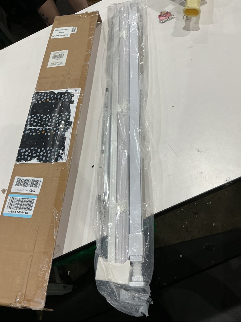 Condition photo showing Good Condition for lazblinds no tools no drill 1" vinyl mini blinds, cordless blinds for windows, light filtering horizontal window blinds & shades, 30 1/2" w x 48" h, white cordless-white 30 1/2" w x 48" h