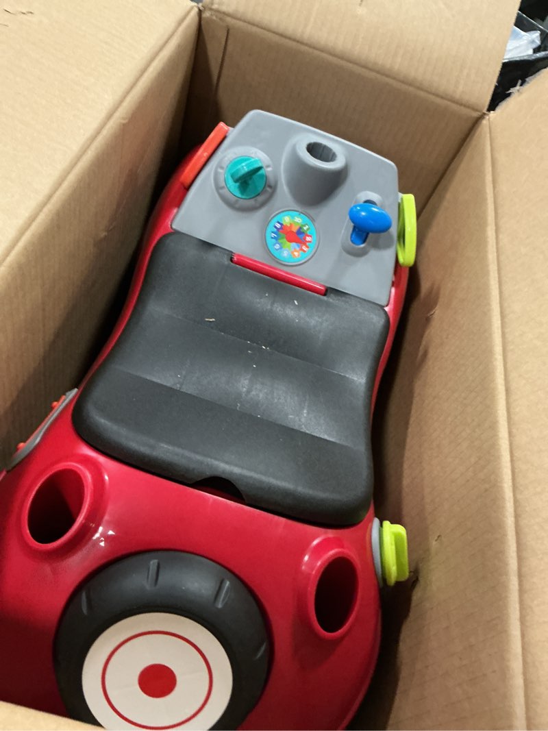 Condition photo showing Good Condition for Toddler Car Ride On, Toddler Toys for Ages 1-3, Baby Toys, Radio Flyer Busy Buggy, Red, Sit to Stand Ride On