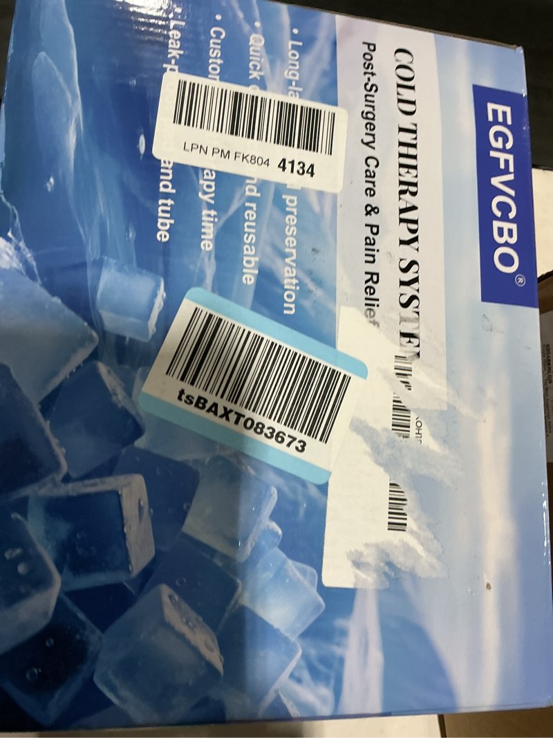 Condition photo showing Good Condition for Ice Machine for Shoulder After Surgery, Shoulder Rotator Cuff Cold Therapy Machine Compression Pad Cryotherapy Machine for Post-Surgery Care, Ice Therapy System for Knee, Elbow, Joint (6-Quart)