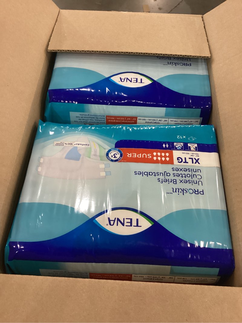 Condition photo showing Good Condition for Tena ProSkin Unisex Adult Diapers with Tabs, Maximum Absorbency, X-Large, 48 ct X-Large 48