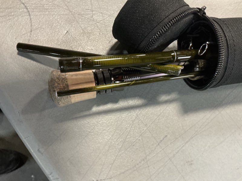 Condition photo showing As Is for Eagle Claw MT. Elbert 9', 8WT Fly Rod (B09N41SQJR)