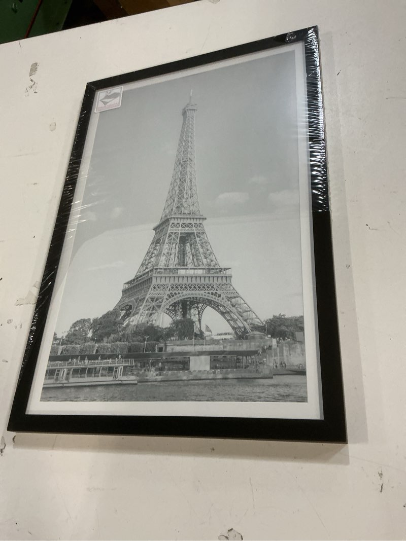 Condition photo showing Good Condition for upsimples 12x18 Picture Frame, Display Pictures 11x17 with Mat or 12 x 18 Without, Wall Hanging Poster Frames, Black, 1 Pack Black 12x18