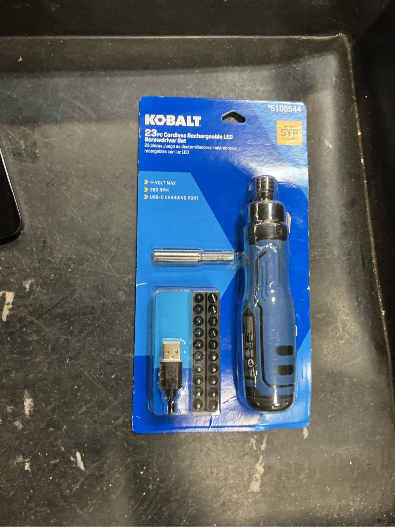 Condition photo showing Good Condition for kobalt kobalt 4-volt max 1/4-in cordless screwdriver (battery included and charger not included)
