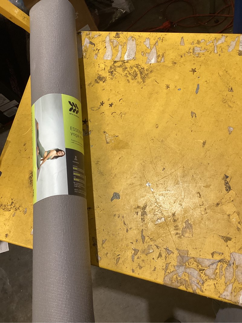 Condition photo showing New/Like New for yoga mat gray (3mm) - all in motion™