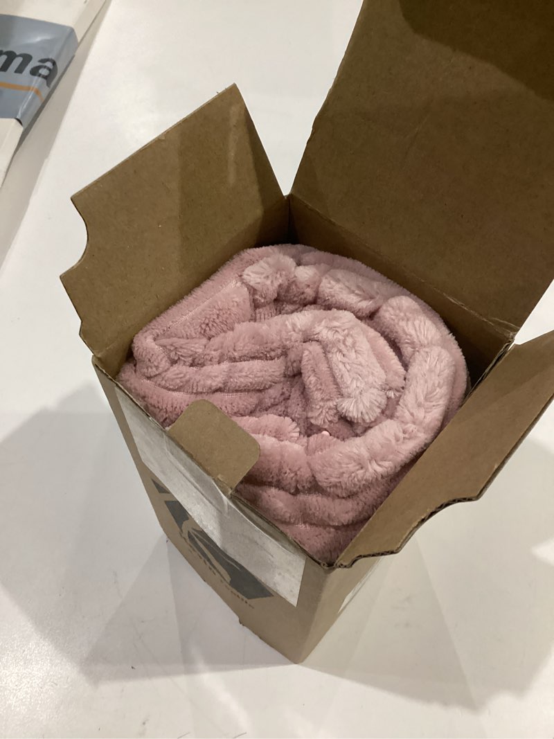 Condition photo showing Good Condition for kevin textile 14x36 inch long lumbar 1 pack valentines plush striped corduroy throw pillow cover velvet accent decorative long body rectangle cushion case for living room couch sofa bed, baby pink 36" x 14" (pack of 1) baby pink