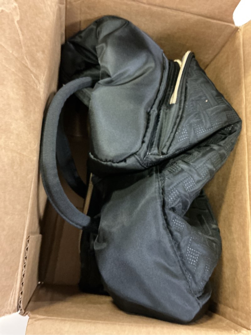 Condition photo showing Good Condition for large lunch bag, 11l leakproof portable cooler tote, removable shoulder strap insulated box bag for work, travel, picnic black