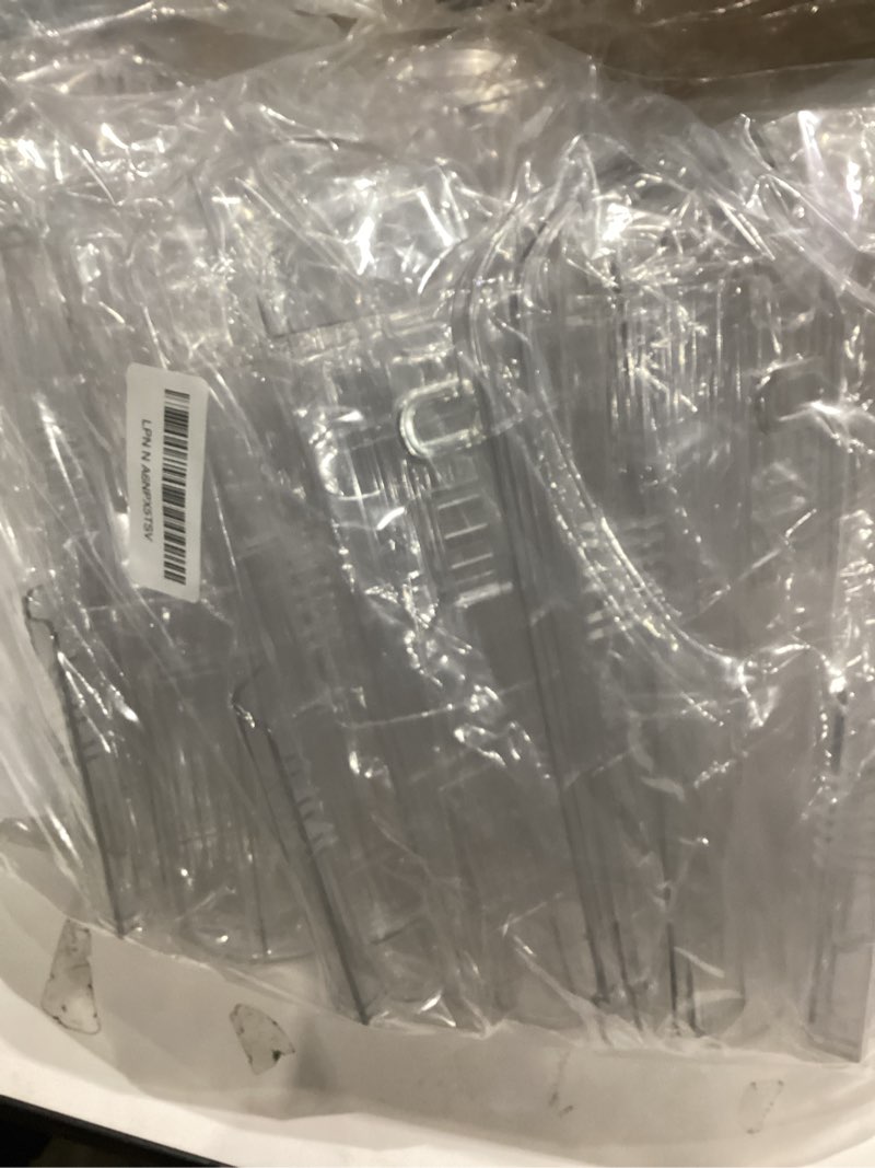 Condition photo showing Good Condition for Shoe Slots Organizer for Closet,16 Pack Shoe Stacker Shoe Rack Organizer for Closet Space Saver Storage Shoe Holder Organization(Transparent) Transparent 16 Pack