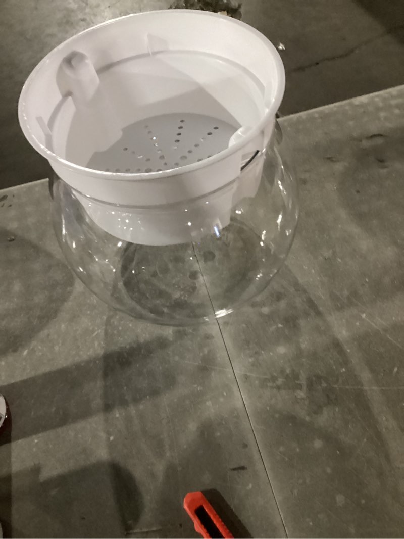 Condition photo showing New/Like New for (Similar to) Mini Plastic Fish Bowl 27 oz Decorative Small Fishbowl Aquarium Fish Bowls Unbreakable Heavy Duty Bowl for Centerpiece Vases, Party Decorations, Pack of 1
