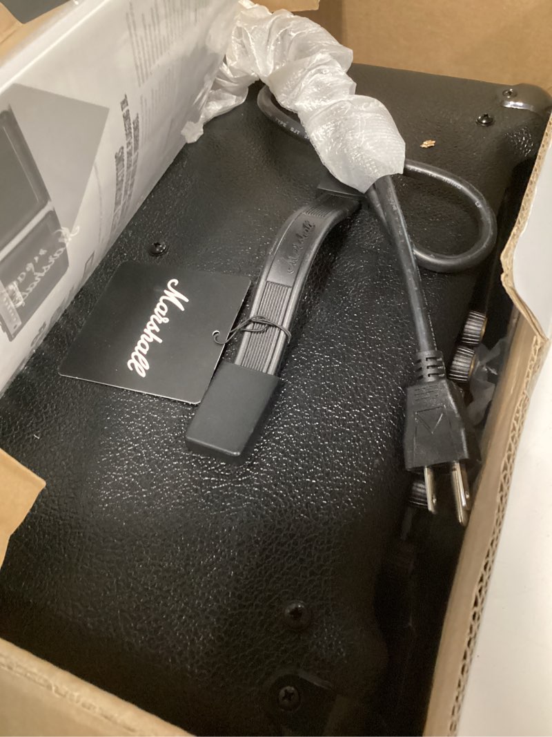 Condition photo showing As Is for Marshall Amps M-MG15G-U 15W 1x8 Combo in Gold with DFX CF