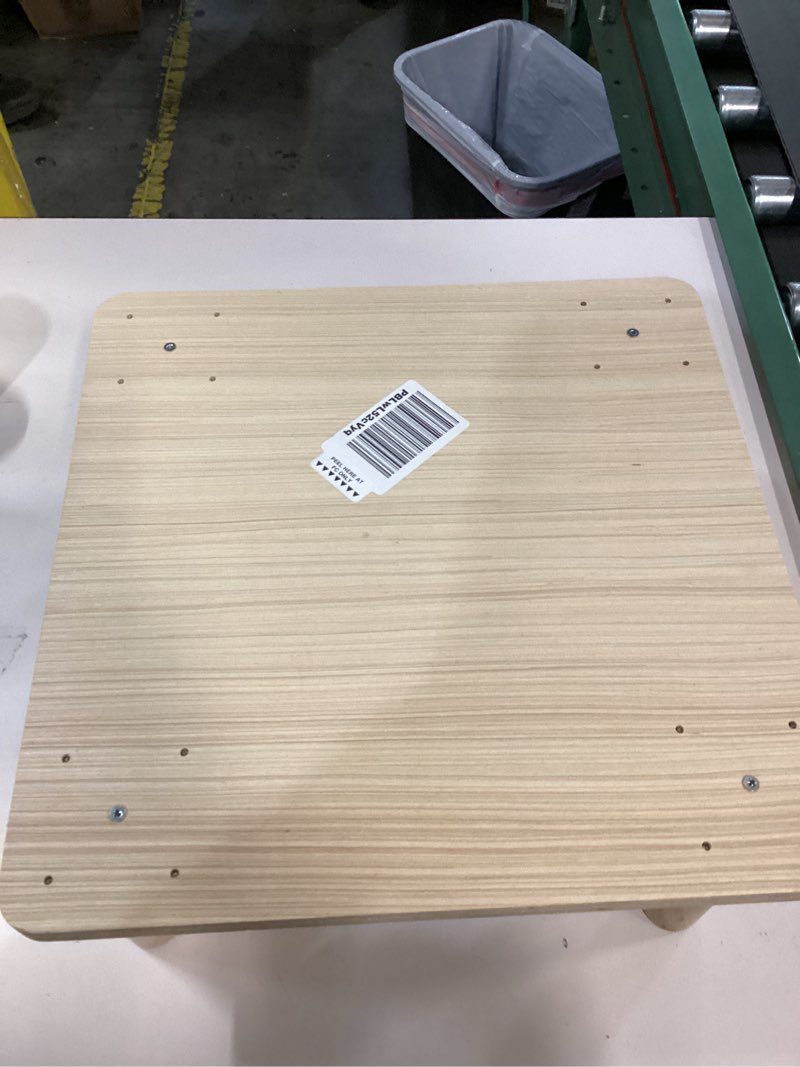 Condition photo showing As Is for Hamster Play Wooden Platform, Gerbil Cage Waterproof Wood Stand with Pillars Standing Surface Play Decor Cage Accessories for Syrian Squirrel Chinchilla and Other Small Pets