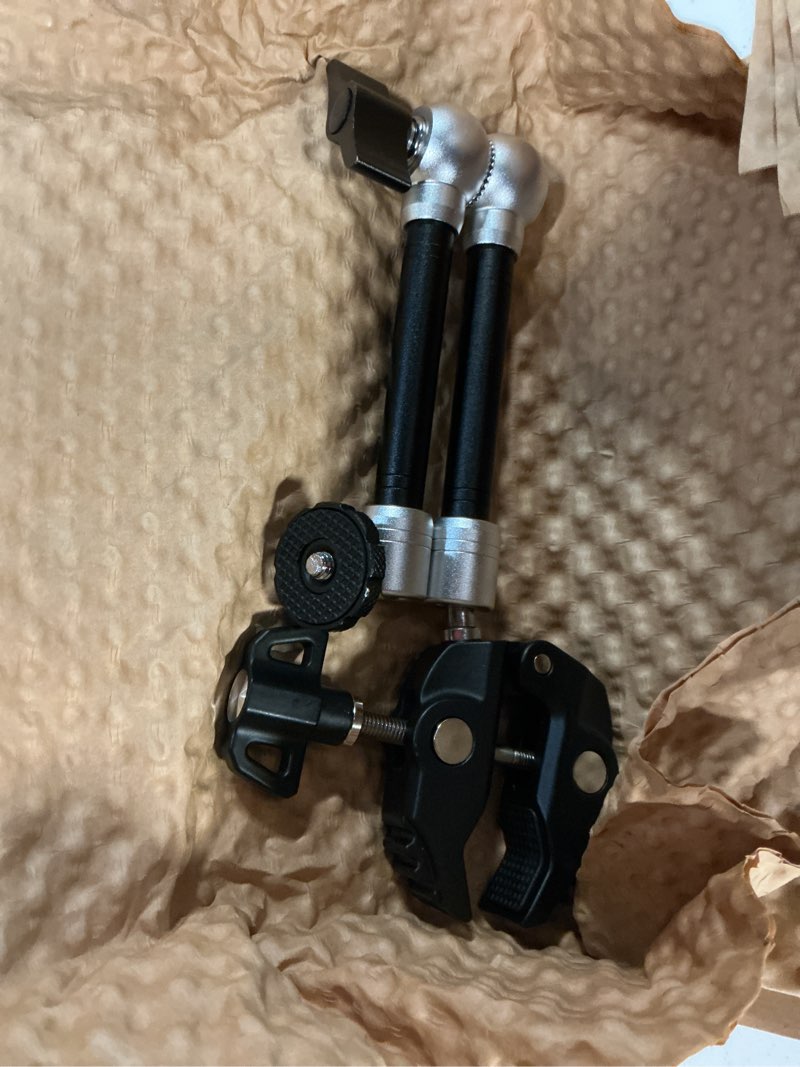 Condition photo showing Good Condition for smallrig 12.9 inches magic arm clamp, with 1/4'' screw & anti-deflection retractable pin, clamp mount for gopro/for insta360 /for dji action/for dslr/for light/for monitor/for phone - 5312 13 inches