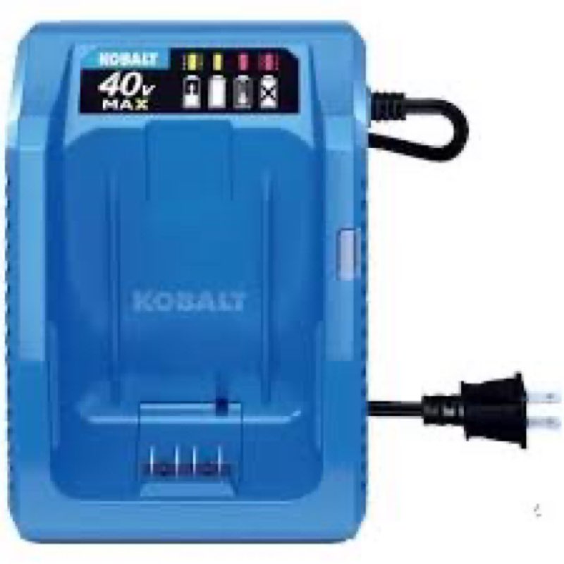 kobalt 40-volt max lithium-ion battery charger