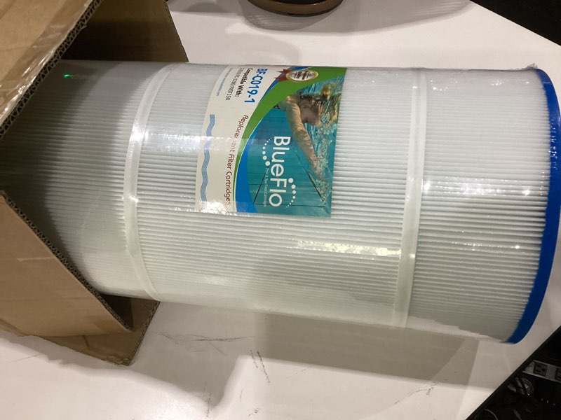 Condition photo showing New/Like New for pool filter cartridge replacement for unicel c-8316, hayward xstream cc1500, ccx1500re, cc1500re, filbur fc-1286, pxst150, 817-0150p, 23 5/16" x 8 15/16", 150 sq.ft, 1 pack