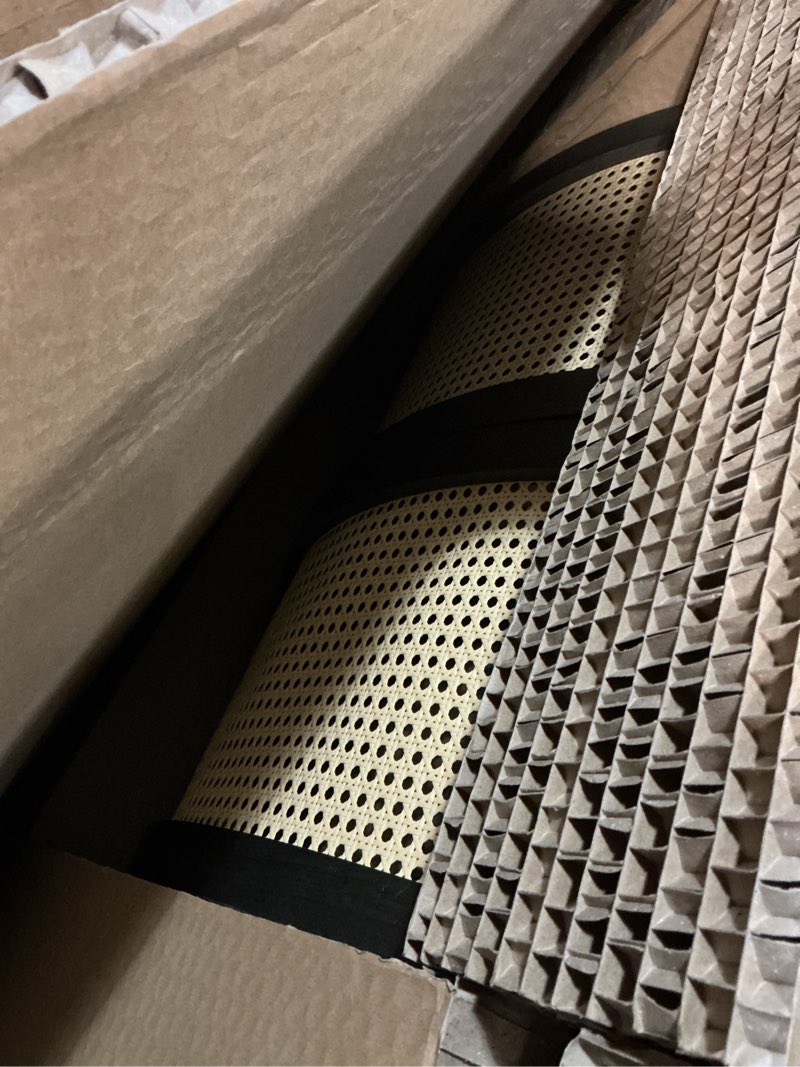 Condition photo showing Good Condition for better homes & gardens springwood caning coffee table, charcoal finish