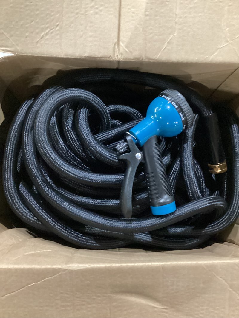 50 ft non-expandable garden hose, 2026 new upgraded flexible water hose, ultra lightweight non-expanding hoses with 10 function sprayer, leak proof, pressure resistant for yard, outdoor