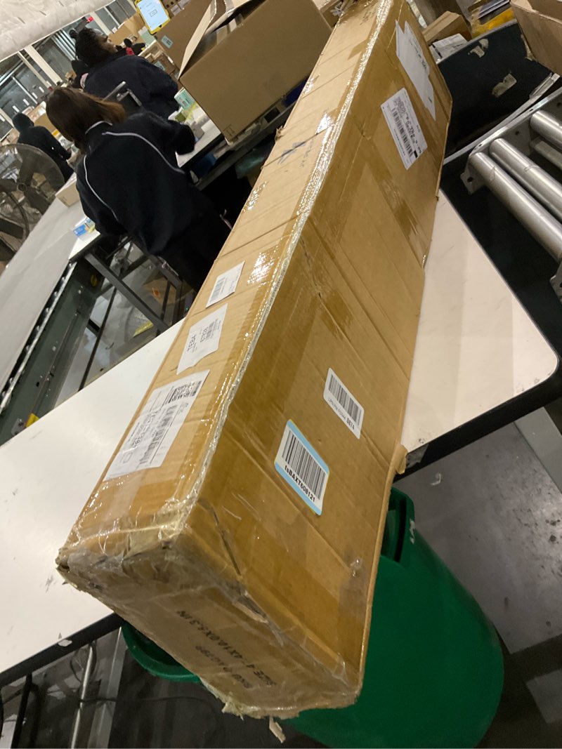 Condition photo showing As Is for JY PERFORMANCE Trailer Ladder Rack Side Wall Mount for Enclosed Trailer Universal Adjustable Exterior - Carry 2 Ladders, DAC799