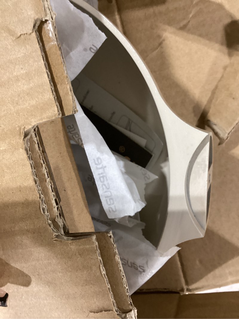 Condition photo showing Good Condition for sensarte ceramic nonstick frying pan skillet with lid 8inch non stick pan omelet pans, non-toxic healthy kitchen cooking chef's pan, free of intentionally added pfas/ptfe, induction compatible, taupe 8 inch with lid ceramic taupe