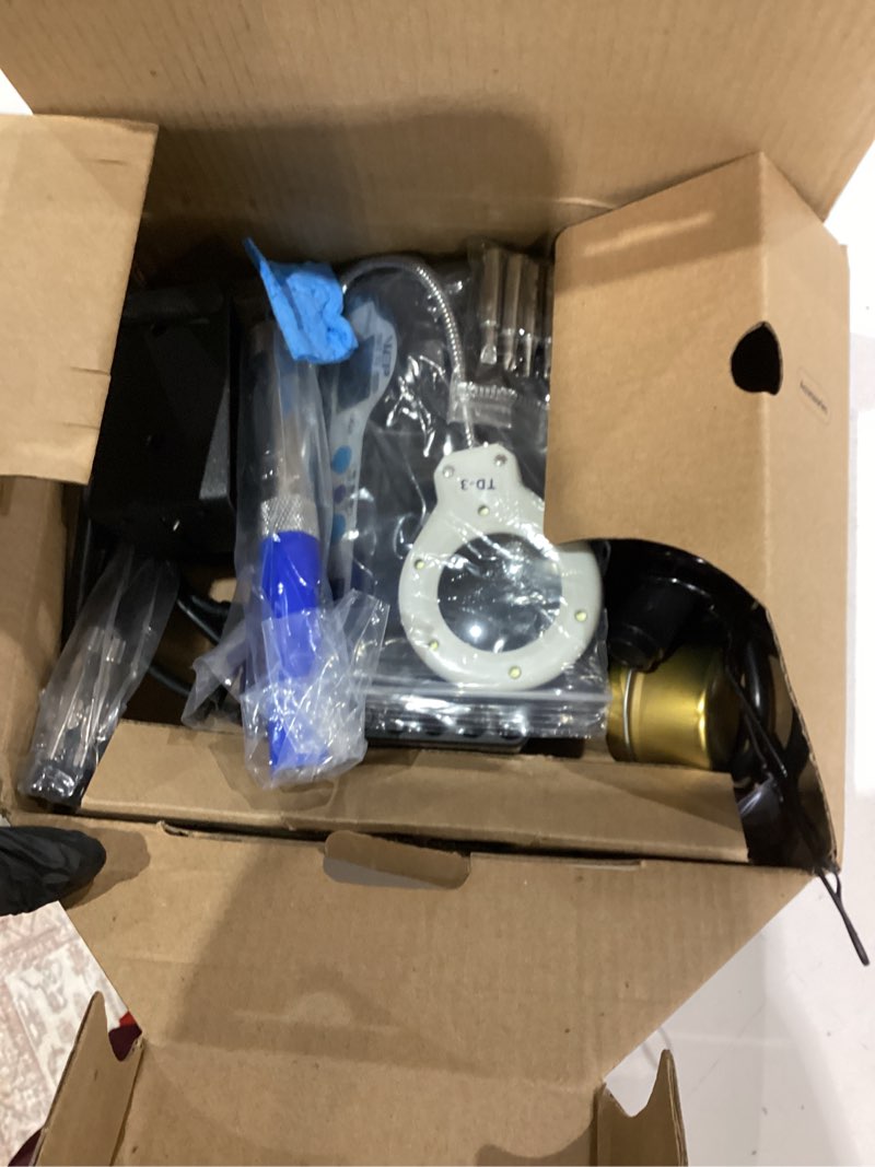 Condition photo showing Good Condition for WEP 927-IV Soldering Station Kit High-Power 110W with 3 Preset Channels, Sleep Mode, LED Magnifier, 5 Extra Iron Tips, Tip Cleaner, 2 Helping Hands, Tip Storage Slots, Lead-free Solder Wire, Tweezers