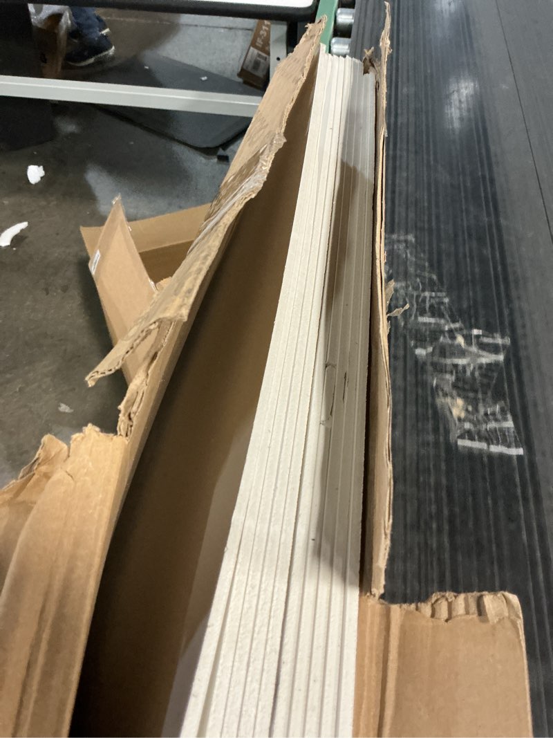 Condition photo showing As Is for  STICKGOO PVC CEILING 3/4" x 24" x 48" White PVC Sheet