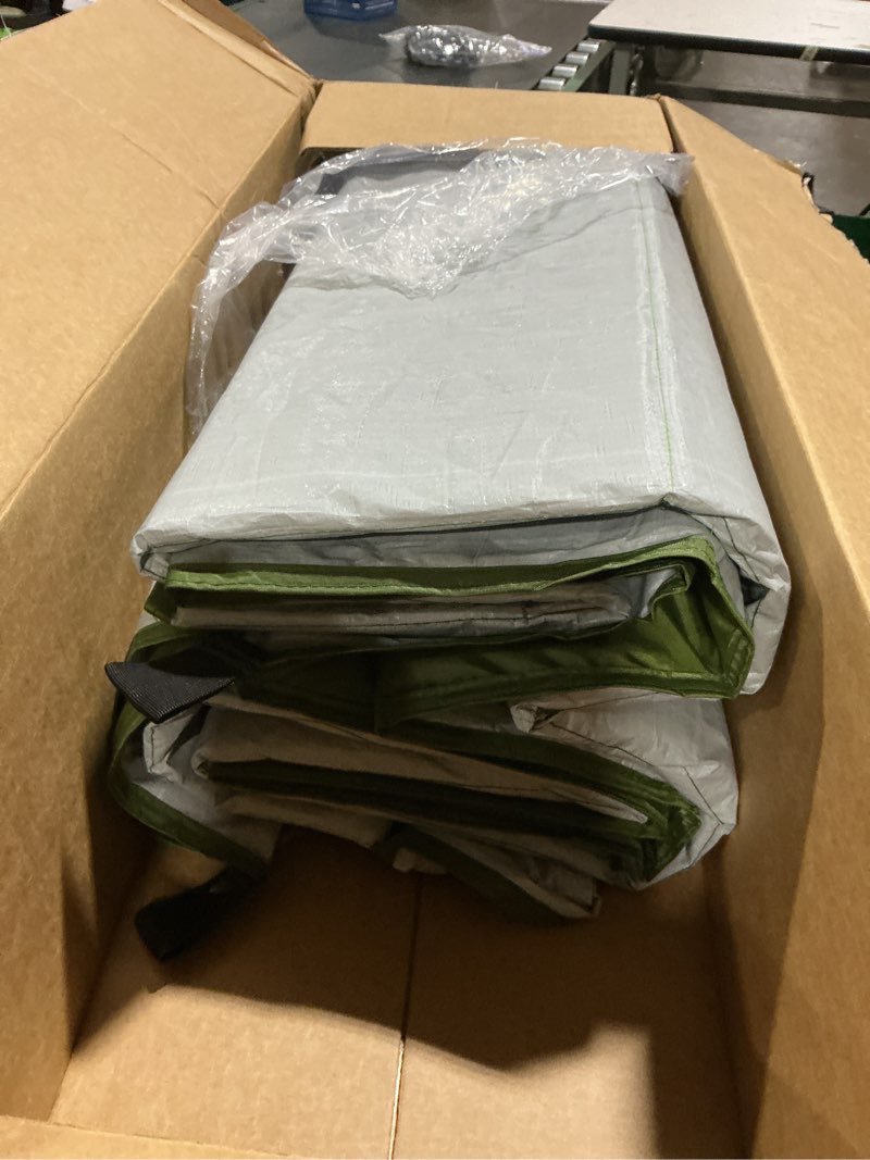 Condition photo showing As Is for Foam Sleeping Pad for Camping - AYAMAYA Foldable Camping Mattress for 1/2/3/4/5/6 Person, Extra Thick Waterproof Tent Footprint Inner Camping Mat for Outdoor Backpacking Hiking Picnic Camping 3-4 Person