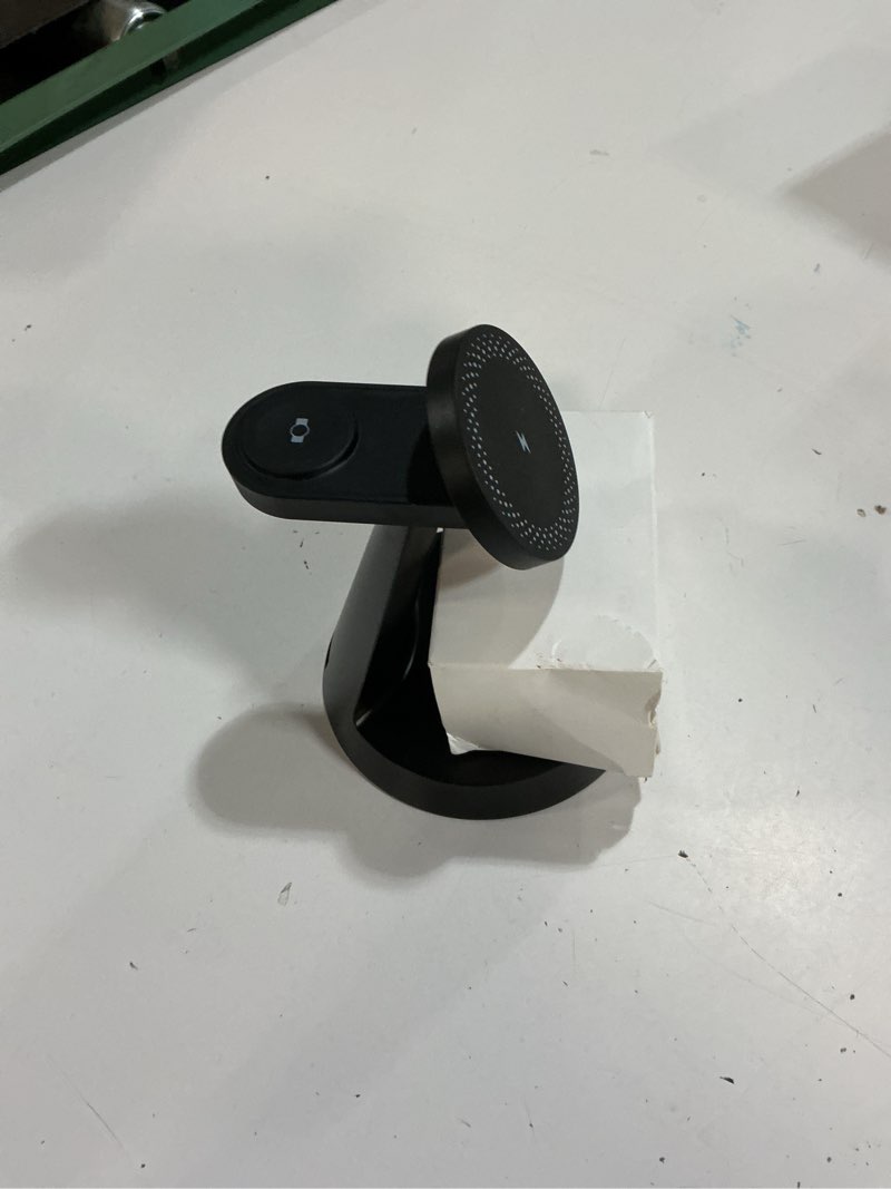 Condition photo showing Good Condition for magnetic wireless charger for samsung, 3 in 1 charging station compatible with magsafe samsung charger for galaxy s25 ultra s24 z fold7/flip7, watch charger stand for galaxy watch ultra 8 7, for buds black 15w max for phone