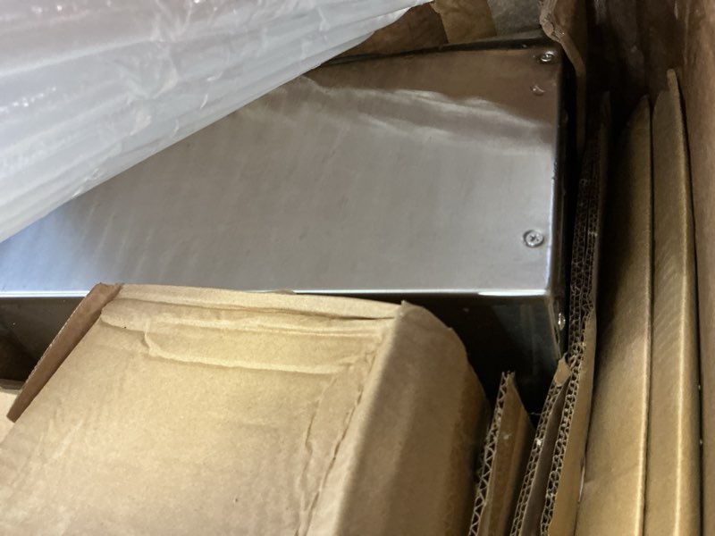 Condition photo showing As Is for 12 Cup Commercial Coffee Maker, Auto Filling Drip Coffee Maker Machine with 3 Glass Carafes 3 Warmers, Stainless Steel Pour Over Coffee Brewer with Hot Water Supply for Restaurant Office Cafe Auto-Filling