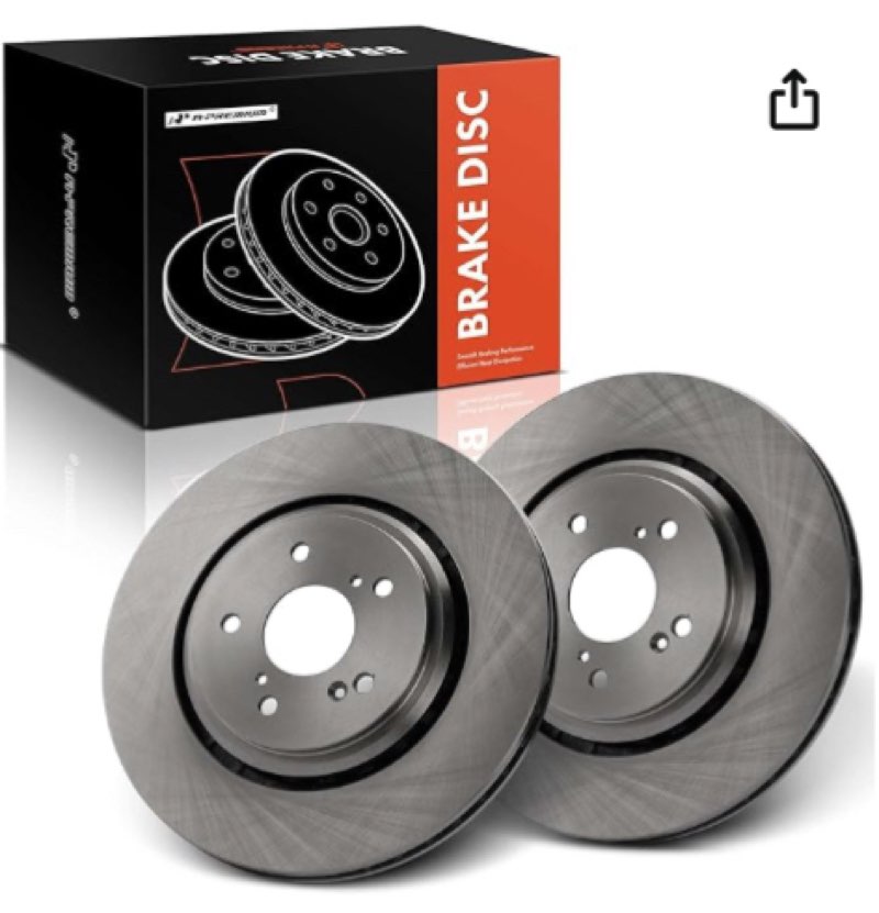 A-Premium 12.60 inch (320mm) Front Vented Disc Brake Rotors Compatible with Select Acura Models - MDX 2014-2016, TLX 2015-2020, 2-PC Set