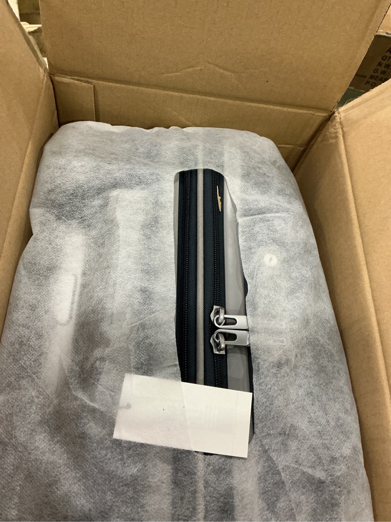 Condition photo showing Good Condition for Samsonite Freeform Hardside Carry-On Luggage with Spinner Wheels - Hardshell Suitcase - TSA, Airline-Approved - Expandable Hard Shell, Smooth Rolling Wheels for Lightweight Travel - Navy Carry-on Spinner Navy