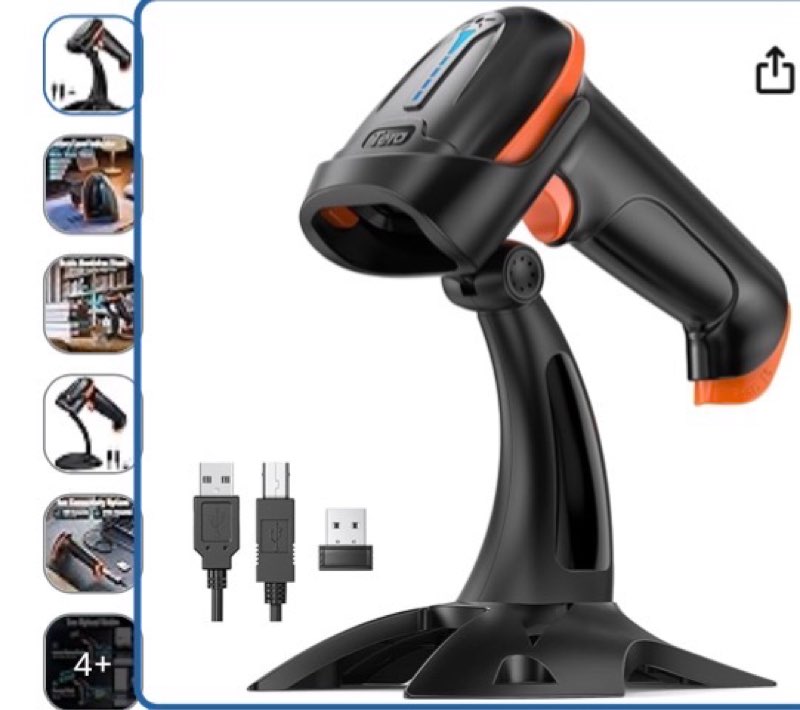 tera 1d 2d qr barcode scanner wireless and wired with battery level indicator digital printed bar codes reader with stand portable handheld barcode scanner compact plug and play model d5100-z